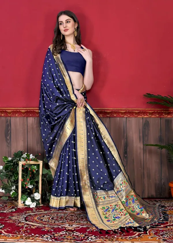 Women_Paithani_Silk_Saree_With_Blouse_Piece