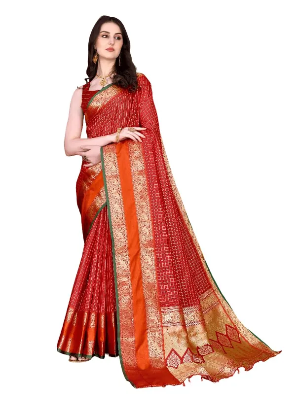 Women_Paithani_Silk_Blend_Woven_Saree_With_Unstitched_Blouse_Piece