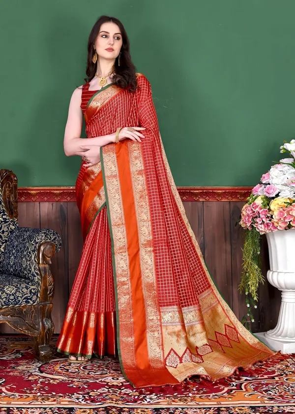 Women_Paithani_Silk_Blend_Woven_Saree_With_Unstitched_Blouse_Piece