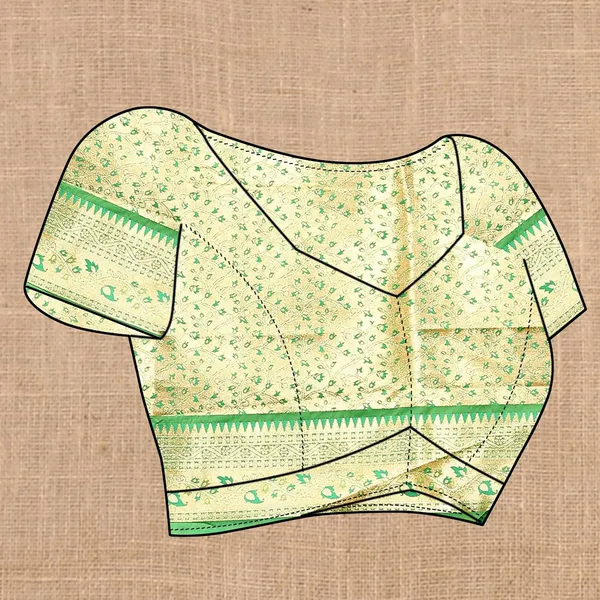 Women_Paithani_Lichi_Silk_Kanjivaram_Saree_With_Unstitched_Blouse_Piece