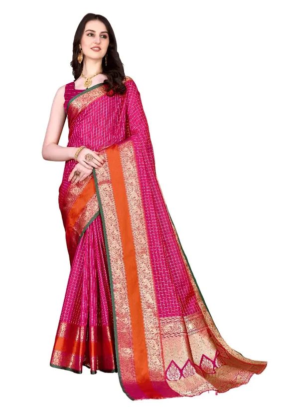 Women_Paithani_Silk_Blend_Woven_Saree_With_Unstitched_Blouse_Piece