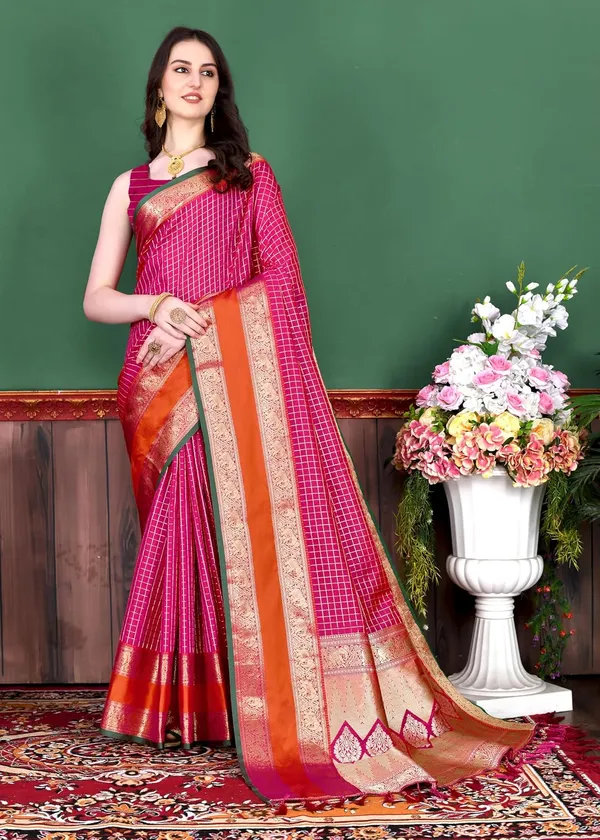 Women_Paithani_Silk_Blend_Woven_Saree_With_Unstitched_Blouse_Piece