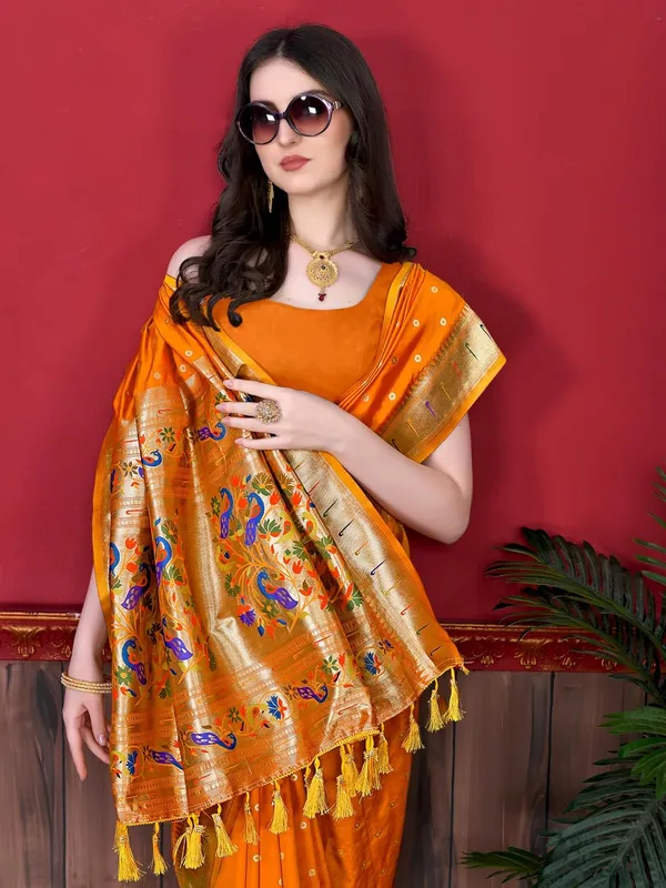 Women_Paithani_Silk_Saree_With_Blouse_Piece