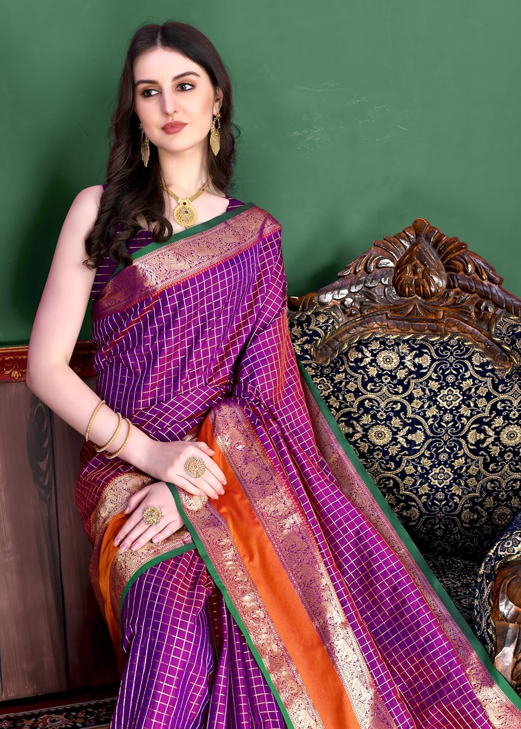 Women_Paithani_Silk_Blend_Woven_Saree_With_Unstitched_Blouse_Piece