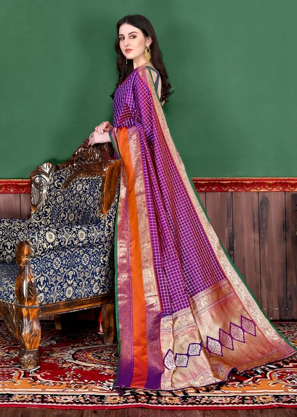 Women_Paithani_Silk_Blend_Woven_Saree_With_Unstitched_Blouse_Piece