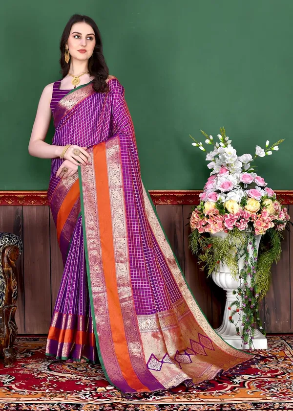 Women_Paithani_Silk_Blend_Woven_Saree_With_Unstitched_Blouse_Piece