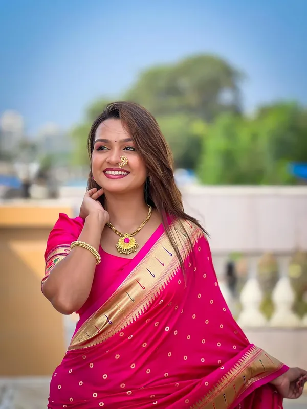Women_Litchi_Silk_Paithani_Saree_With_Blouse_Piece