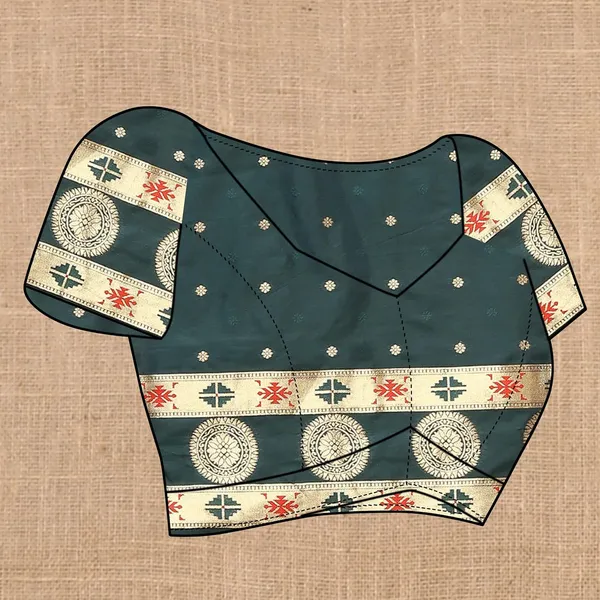 Women_Lichi_Silk_Kanjivaram_Saree_With_Unstitched_Blouse_Piece