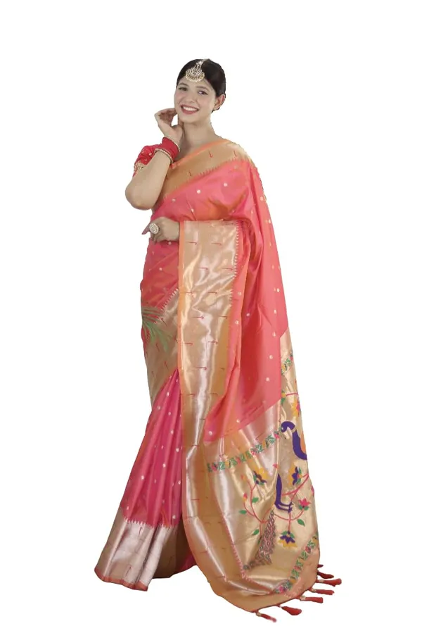 Women_Lichi_Silk_Kanjivaram_Saree_With_Unstitched_Blouse_Piece
