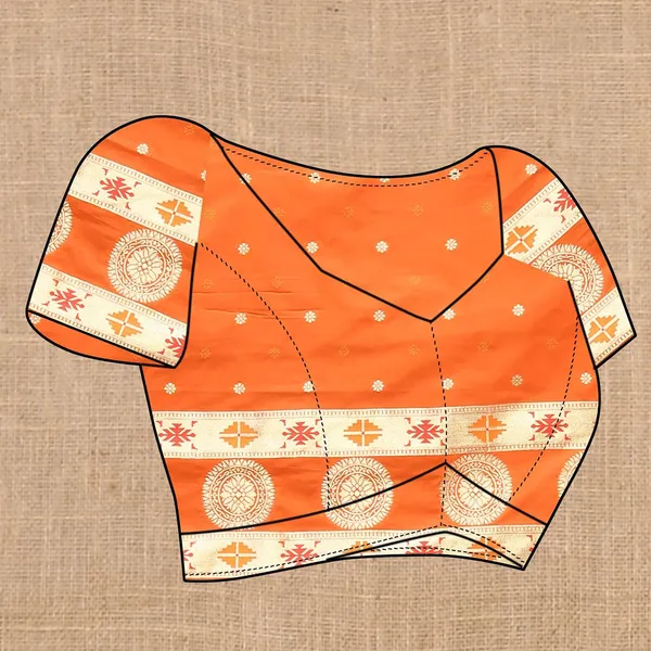 Women_Lichi_Silk_Kanjivaram_Saree_With_Blouse_Piece