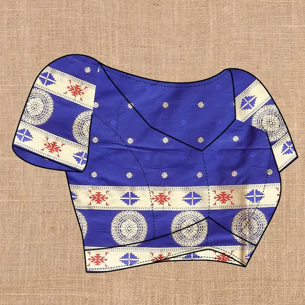 Women_Lichi_Silk_Kanjivaram_Saree_With_Blouse_Piece