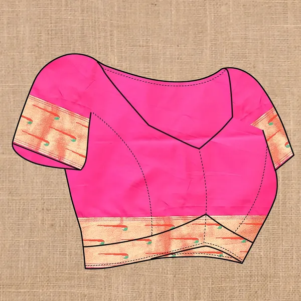 WoMensilk_Paithani_Saree_With_Blouse_Piece