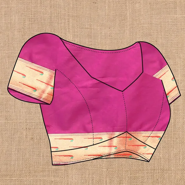 WoMensilk_Paithani_Saree_With_Blouse_Piece