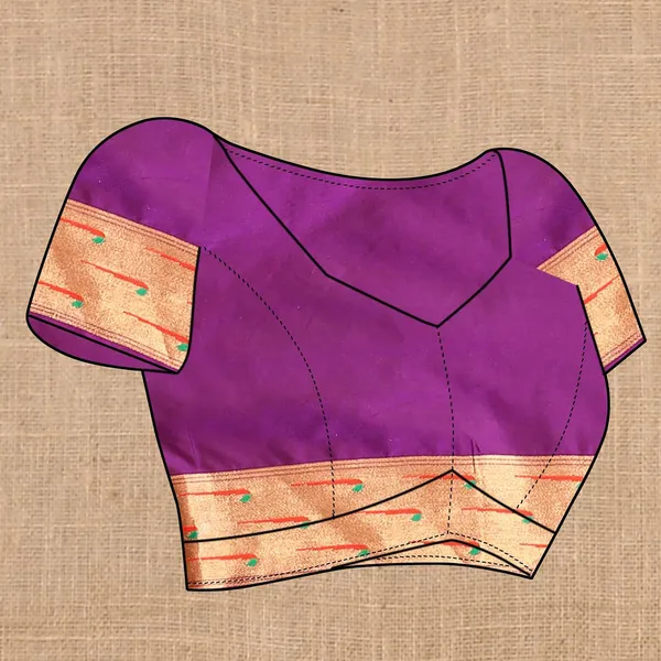 WoMensilk_Paithani_Saree_With_Blouse_Piece
