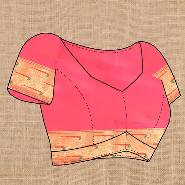 WoMensilk_Paithani_Saree_With_Blouse_Piece