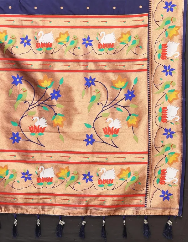 WoMensilk_Paithani_Saree_With_Blouse_Piece