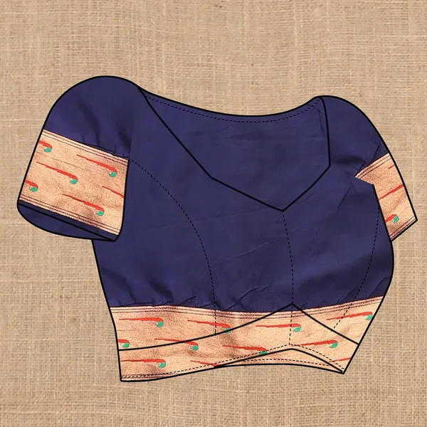 WoMensilk_Paithani_Saree_With_Blouse_Piece