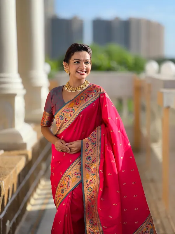 Women_Paithani_Soft_Silk_Saree_With_Unstitched_Blouse_Piece
