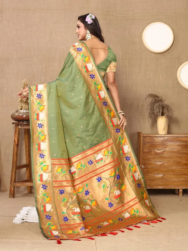 WoMensilk_Paithani_Saree_With_Blouse_Piece