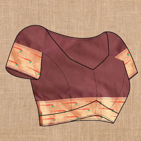 WoMensilk_Paithani_Saree_With_Blouse_Piece
