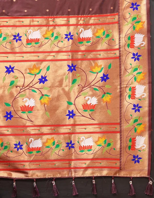 WoMensilk_Paithani_Saree_With_Blouse_Piece