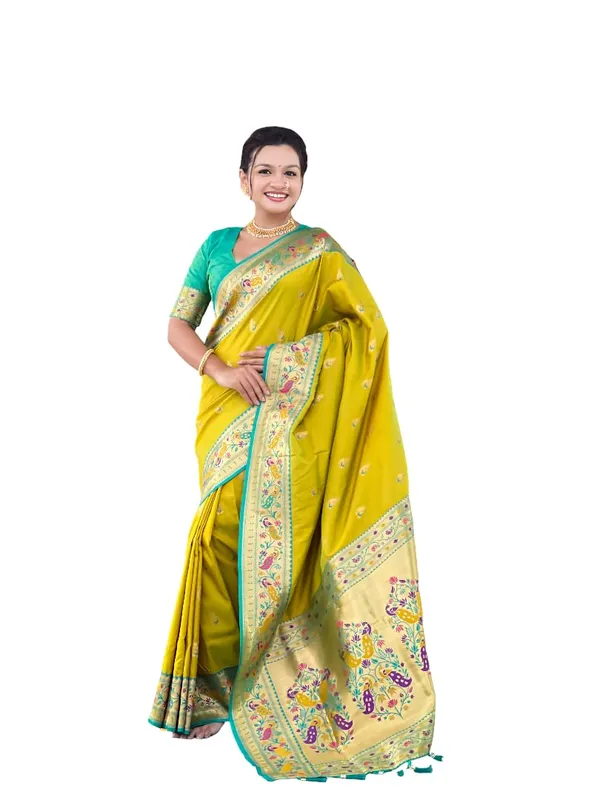 Women_Paithani_Silk_Saree_With_Blouse_Piece
