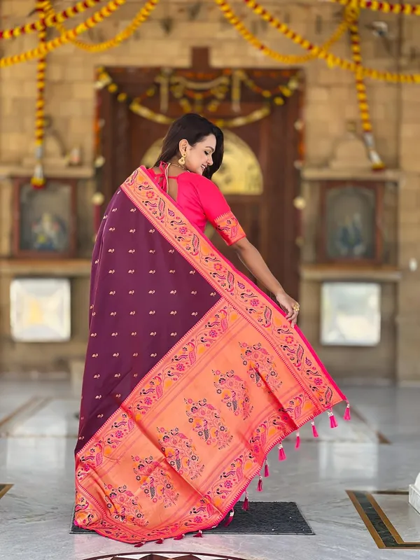 Women_Paithani_Silk_Saree_With_Blouse_Piece