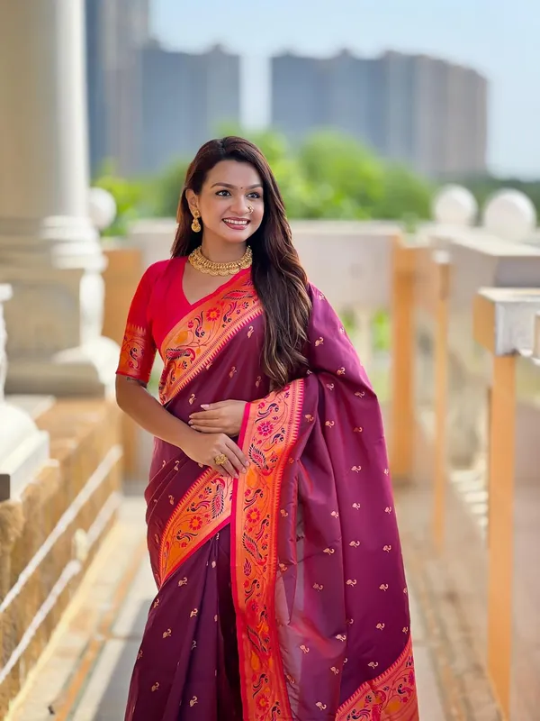 Women_Paithani_Silk_Saree_With_Blouse_Piece