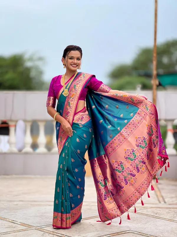 Women_Paithani_Soft_Silk_Saree_With_Unstitched_Blouse_Piece
