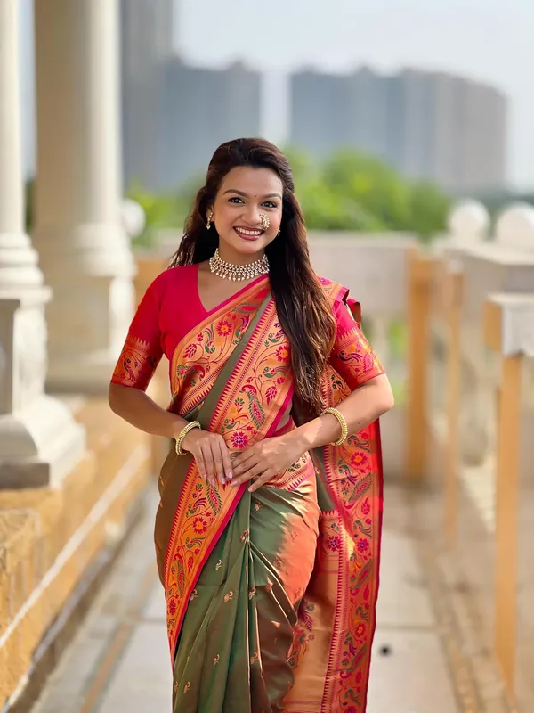 Women_Paithani_Silk_Saree_With_Blouse_Piece