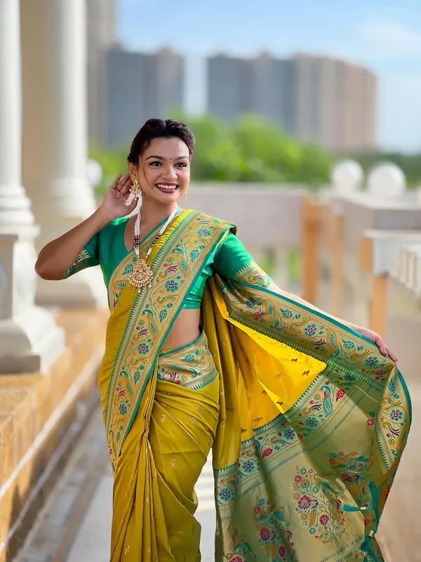 Women_Paithani_Silk_Saree_With_Blouse_Piece
