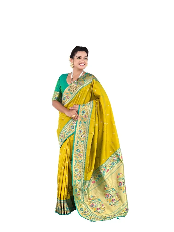 Women_Paithani_Silk_Saree_With_Blouse_Piece