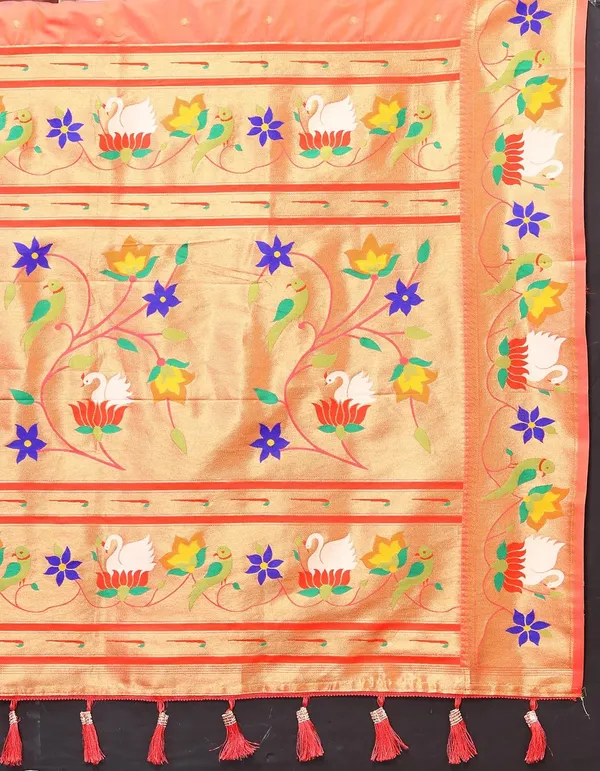 WoMensilk_Paithani_Saree_With_Blouse_Piece