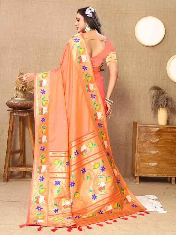 WoMensilk_Paithani_Saree_With_Blouse_Piece