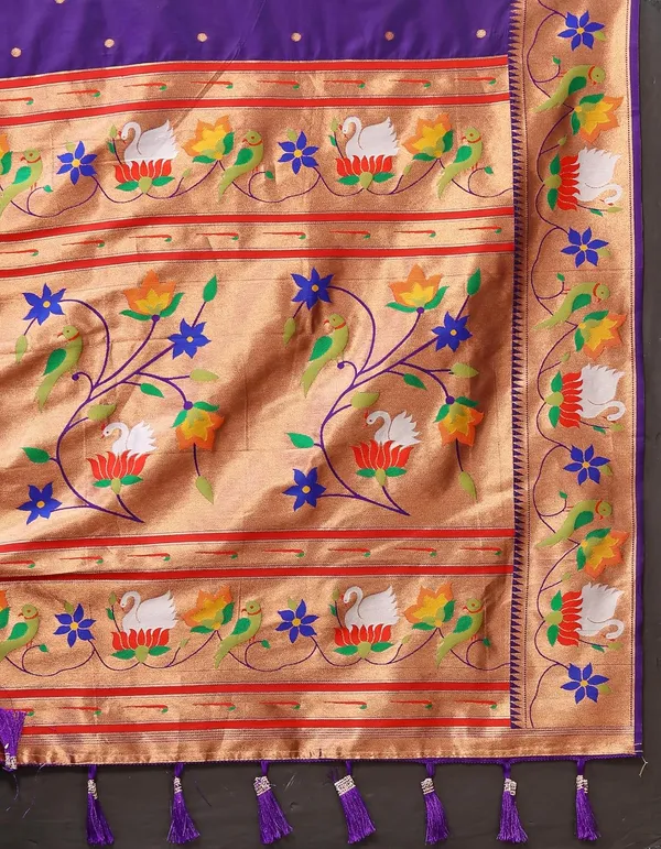 WoMensilk_Paithani_Saree_With_Blouse_Piece
