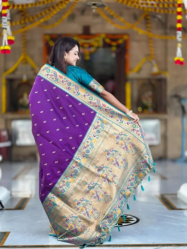 Women_Paithani_Silk_Saree_With_Blouse_Piece