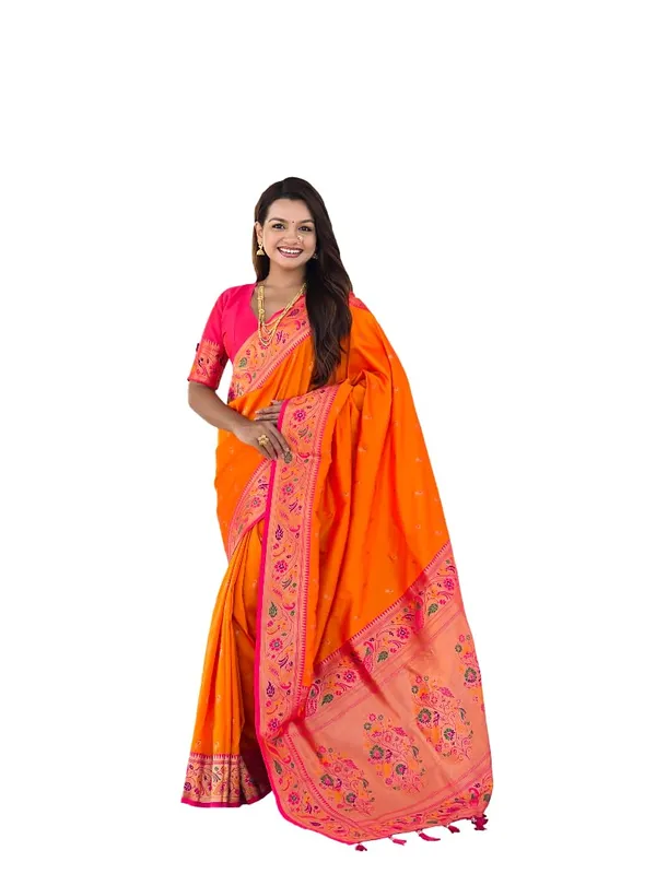 Women_Paithani_Soft_Silk_Saree_With_Unstitched_Blouse_Piece