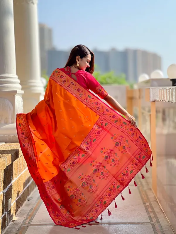 Women_Paithani_Soft_Silk_Saree_With_Unstitched_Blouse_Piece