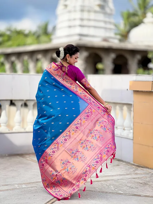 Women_Paithani_Silk_Saree_With_Blouse_Piece