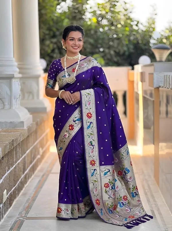 Paithani_Silk_Saree_With_Blouse_Piece