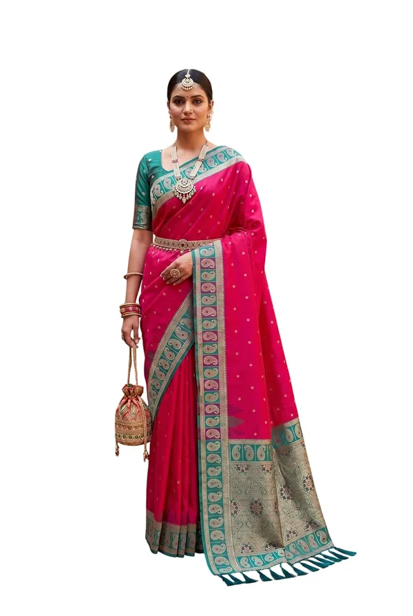 Banarasi_Silk_Saree_With_Unstitched_Blouse_Piece