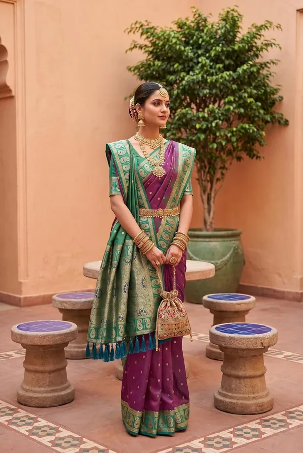 Banarasi_Silk_Saree_With_Blouse_Piece