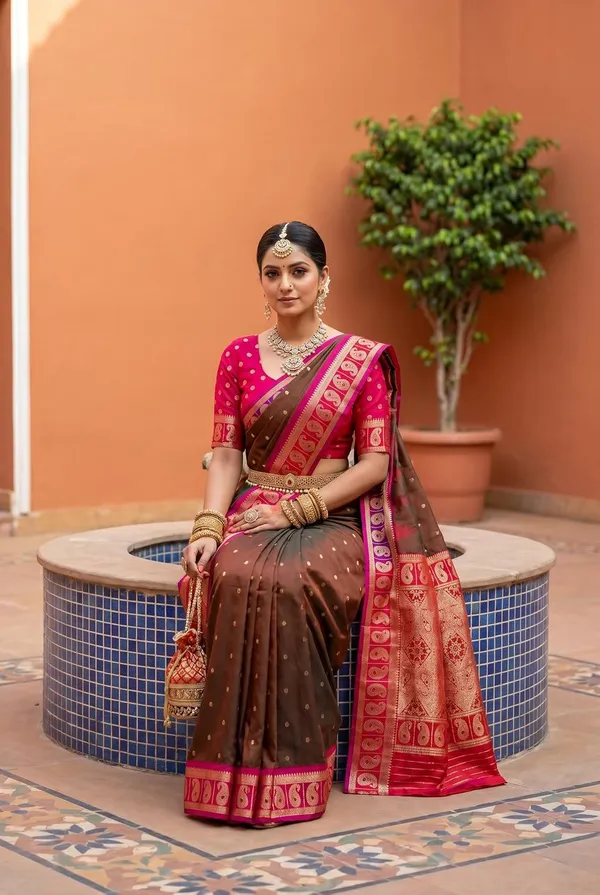 Banarasi_Silk_Saree_With_Blouse_Piece