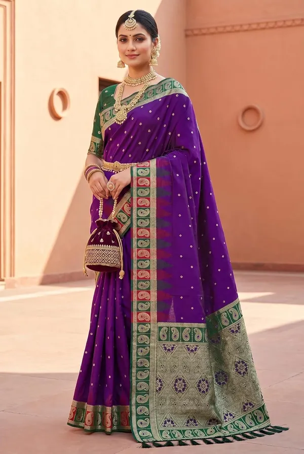 Banarasi_Silk_Saree_With_Blouse_Piece