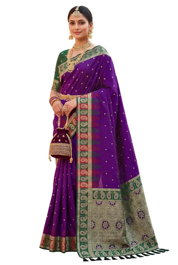 Banarasi_Silk_Saree_With_Blouse_Piece