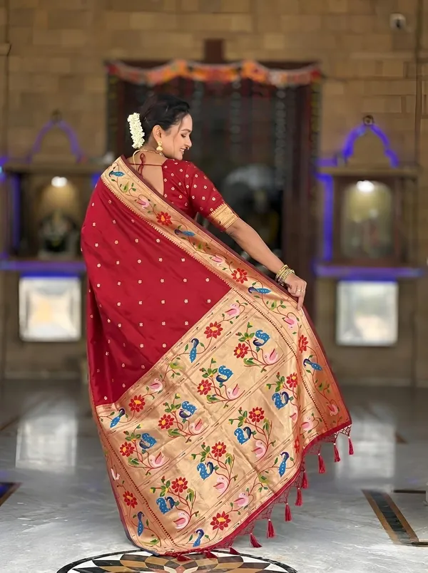 Paithani_Silk_Saree_With_Blouse_Piece