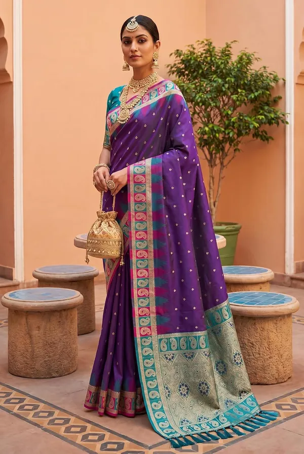 Banarasi_Silk_Saree_With_Blouse_Piece