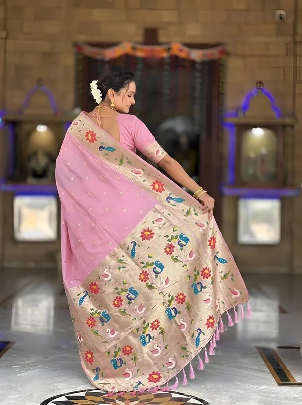 Paithani_Silk_Saree_With_Blouse_Piece