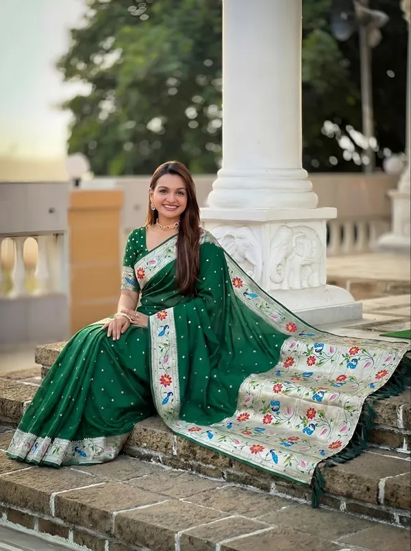 Paithani_Silk_Saree_With_Blouse_Piece