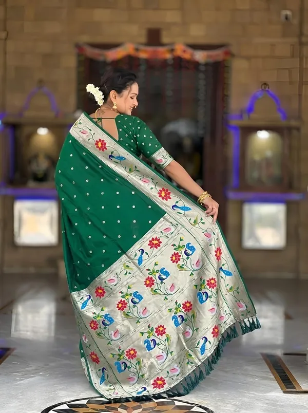 Paithani_Silk_Saree_With_Blouse_Piece